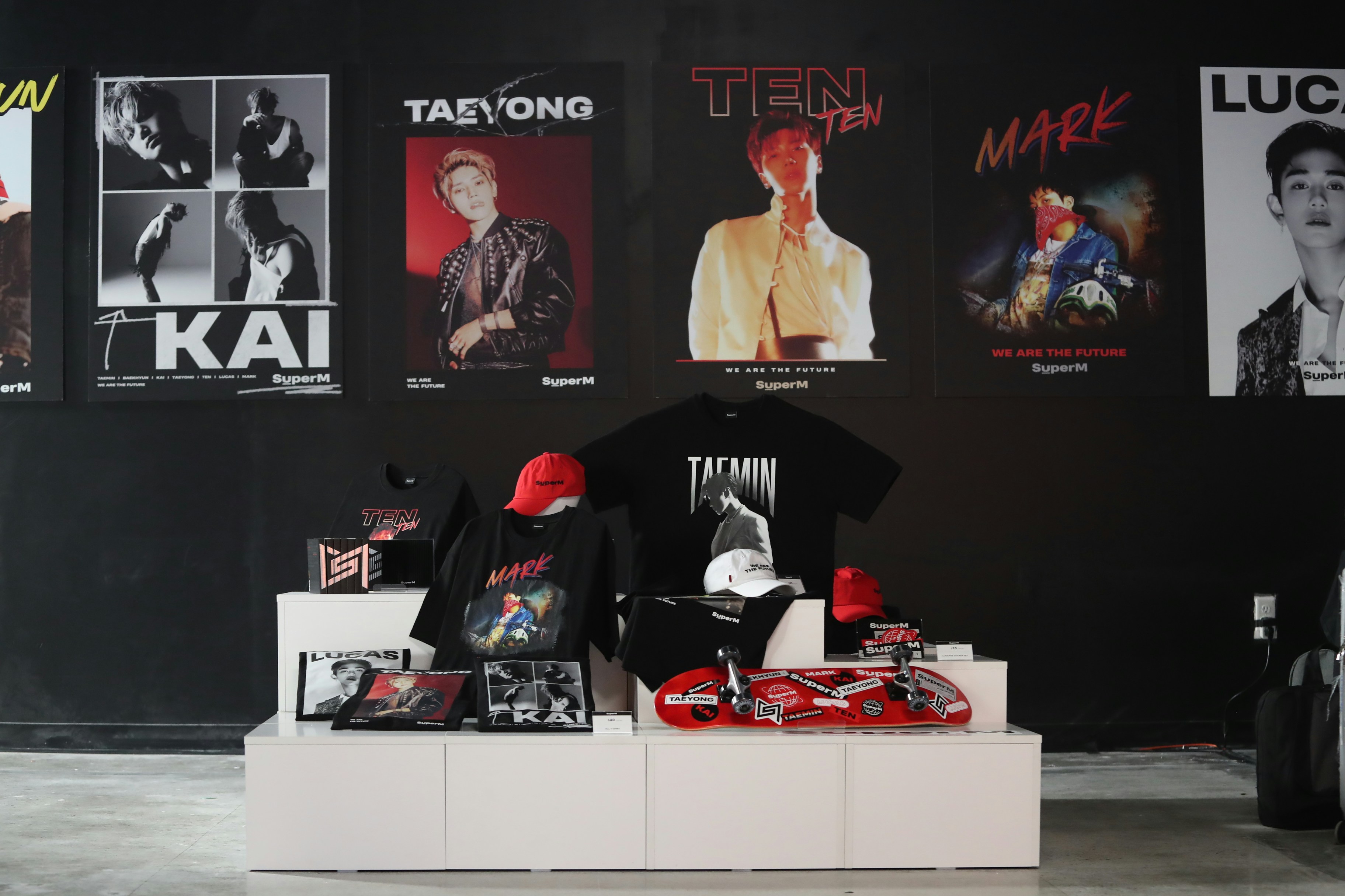 K-Pop inspired clothing and accessories in a shop